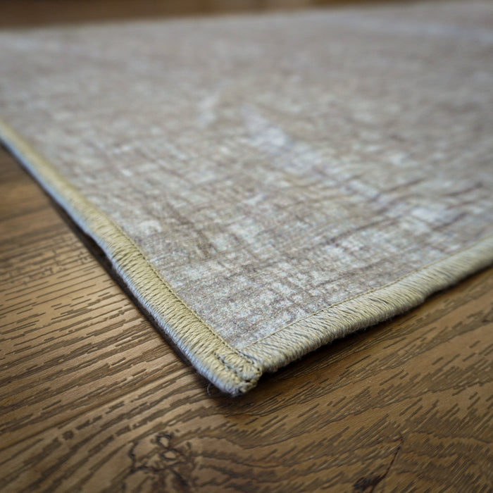 3' x 5' Stone Grey Flatwoven Rug