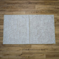 3' x 5' Stone Grey Flatwoven Rug