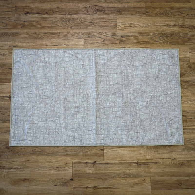 3' x 5' Stone Grey Flatwoven Rug