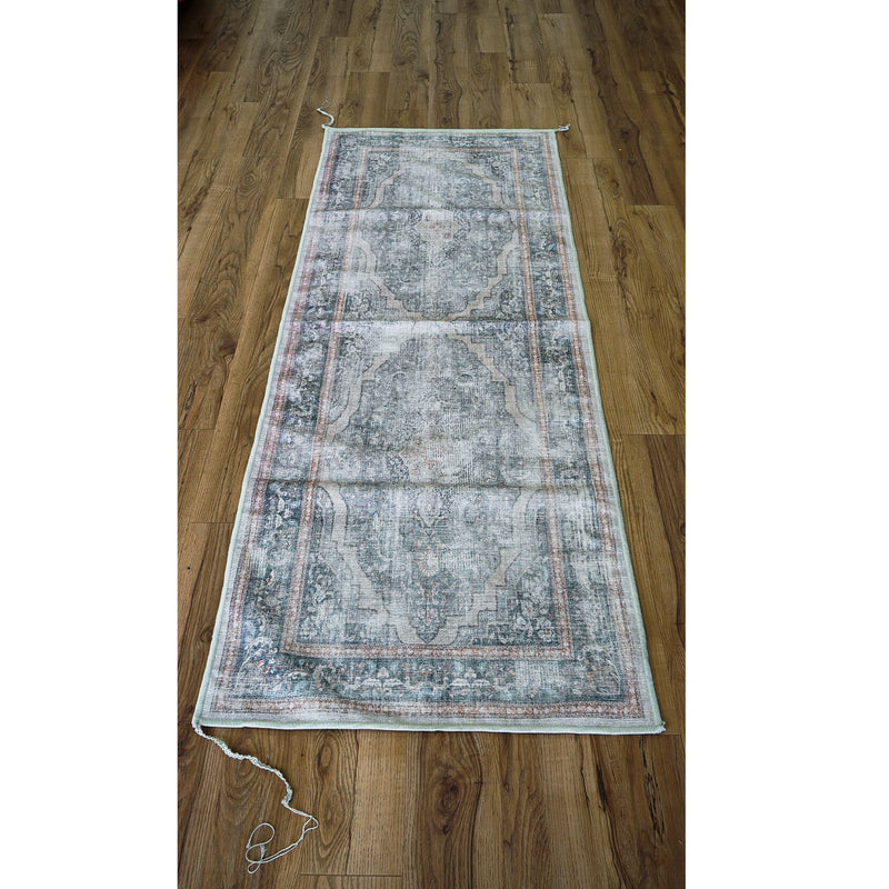 2x7-ft Vintage Floral Runner Rug
