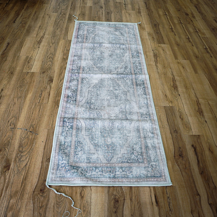2x7-ft Vintage Floral Runner Rug