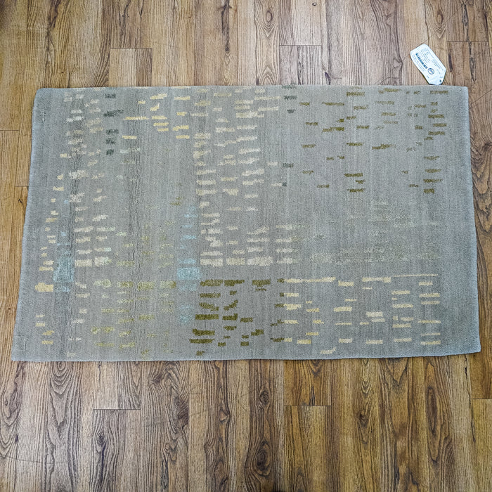 3' x 5' Moonlight Wool & Silk Area Rug, 2-0069345