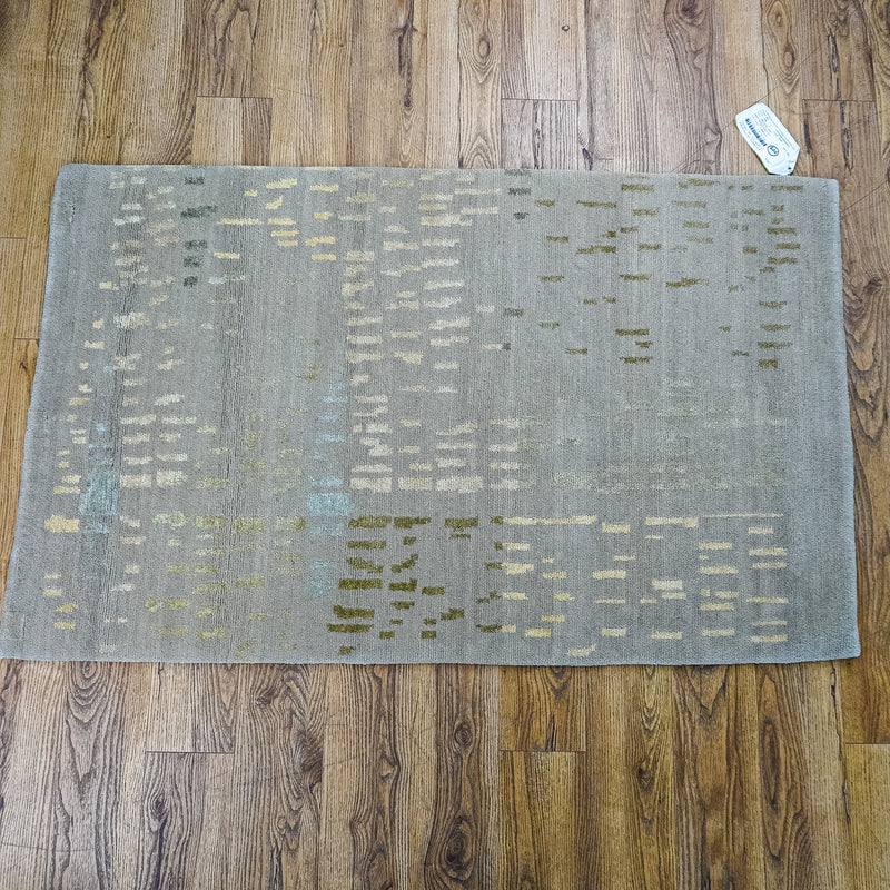 3' x 5' Moonlight Wool & Silk Area Rug, 2-0069345