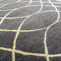 3' x 5' Brown & Beige Wool-Silk Area Rug, 20069380