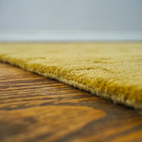 3' x 5' Green Wool Area Rug – Textured Geometric Pattern, 20083891