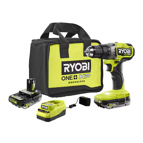 18V ONE+ HP Brushless Cordless 1/2 in. Drill/Driver Kit with 2x2.0 HP Batteries, Charger and Case
