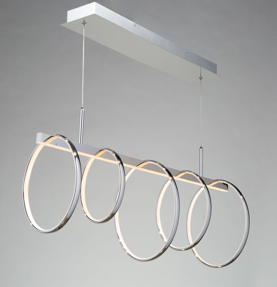 Trapeze Island LED Pendant Light