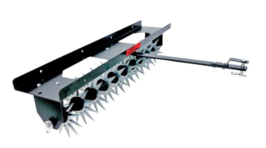 Brinly-Hardy 40" Spike Aerator with Galvanized Steel 3D Tines