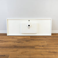 54-inch Porcelain Countertop Sink in White