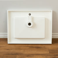 28-inch Porcelain Drop-in Sink in White