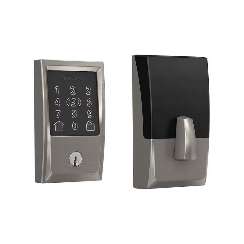 Schlage Encode Plus Electronic Smart lock Wifi Deadbolt Century Satin Nickel with Apple Home Key