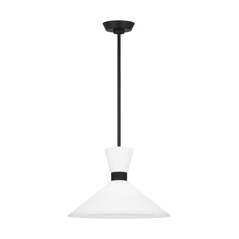 Scott Living Belcarra 1-Light 60 Watt - Midnight Black Pendant