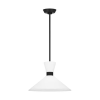 Scott Living Belcarra 1-Light 60 Watt - Midnight Black Pendant