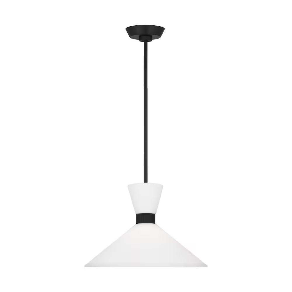 Scott Living Belcarra 1-Light 60 Watt - Midnight Black Pendant