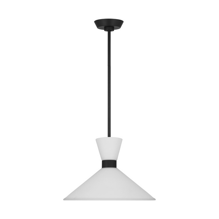 Scott Living Belcarra 1-Light 60 Watt - Midnight Black Pendant