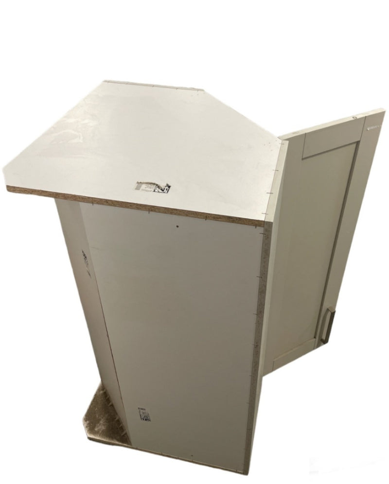 Hampton Bay Edson Upper 34" Corner Cabinet Grey