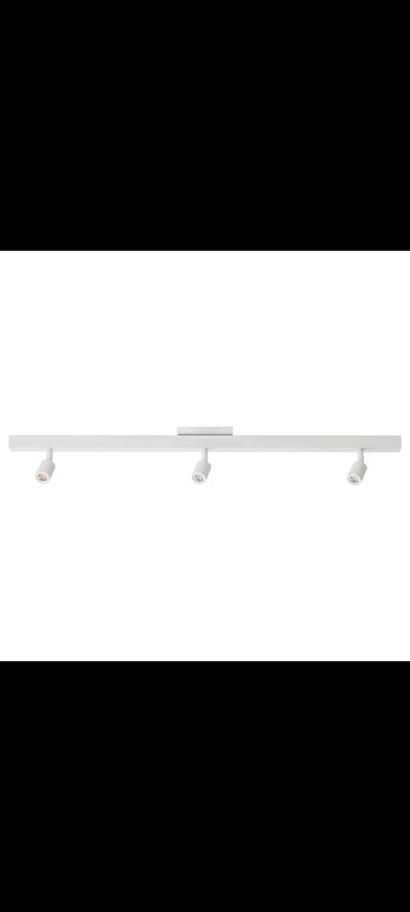 IKEA BAVE LED Ceiling Track with 3 Light's