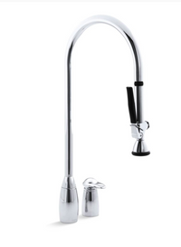 KOHLER ProMaster Professional Kitchen Sink Faucet in Polished Chrome