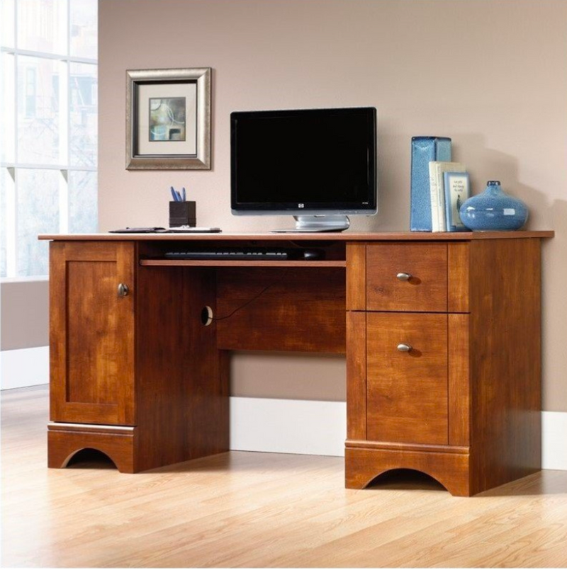 SAUDER SELECT Computer Desk in Brushed Maple