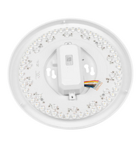 COMMERCIAL ELECTRIC 11" White Integrated LED Smart Tunable & RGB Flush Mount Light Fixture