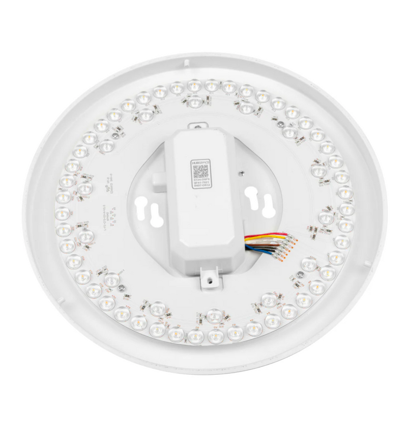 COMMERCIAL ELECTRIC 11" White Integrated LED Smart Tunable & RGB Flush Mount Light Fixture