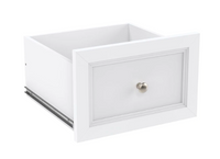 Drawer with Roller Glides in White