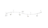 5-Light LED Flexible Linear White Track Lighting Kit