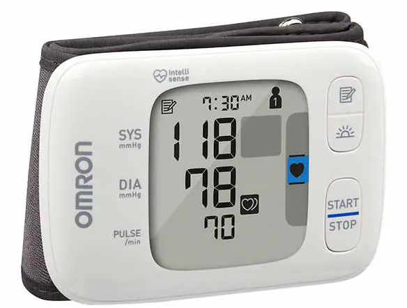 Omron Gold Wrist Blood Pressure Monitor | Bluetooth