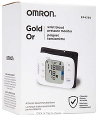 Omron Gold Wrist Blood Pressure Monitor | Bluetooth