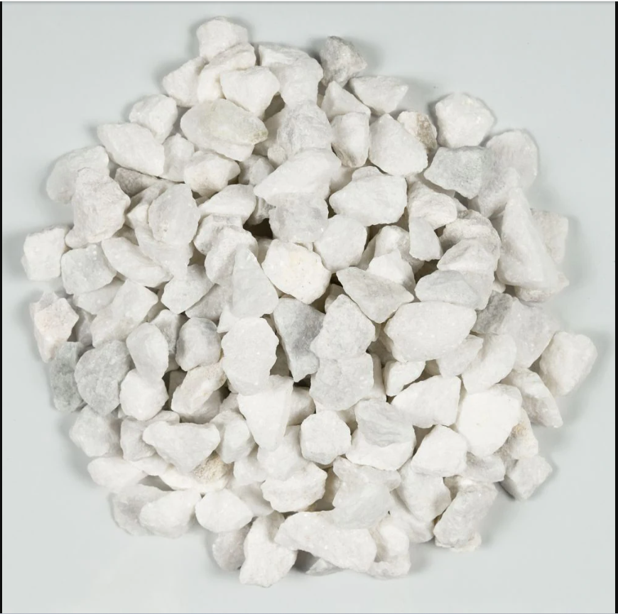 Quantum White Marble Chips Decorative Pebbles (5lbs)