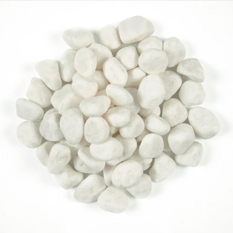 Quantum Snow White Decorative Pebbles (5lbs)