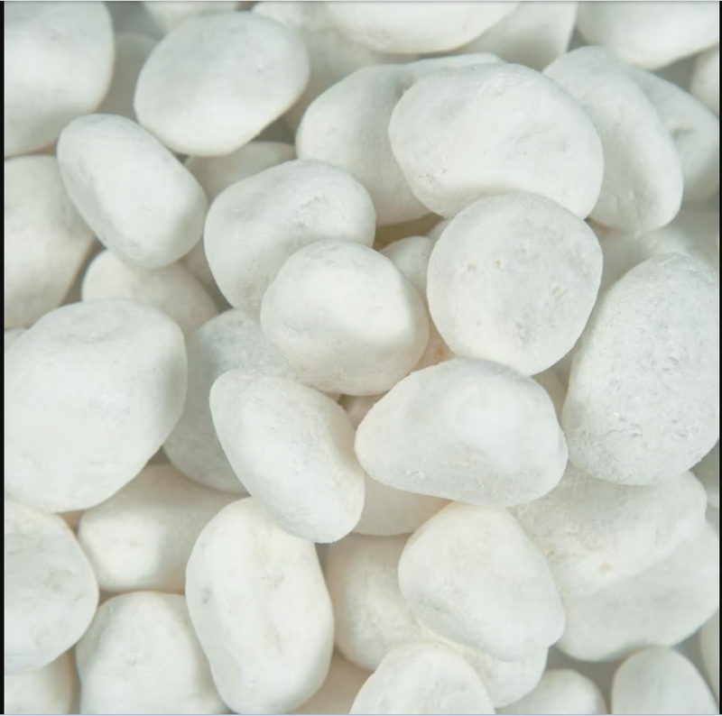 Quantum Snow White Decorative Pebbles (5lbs)