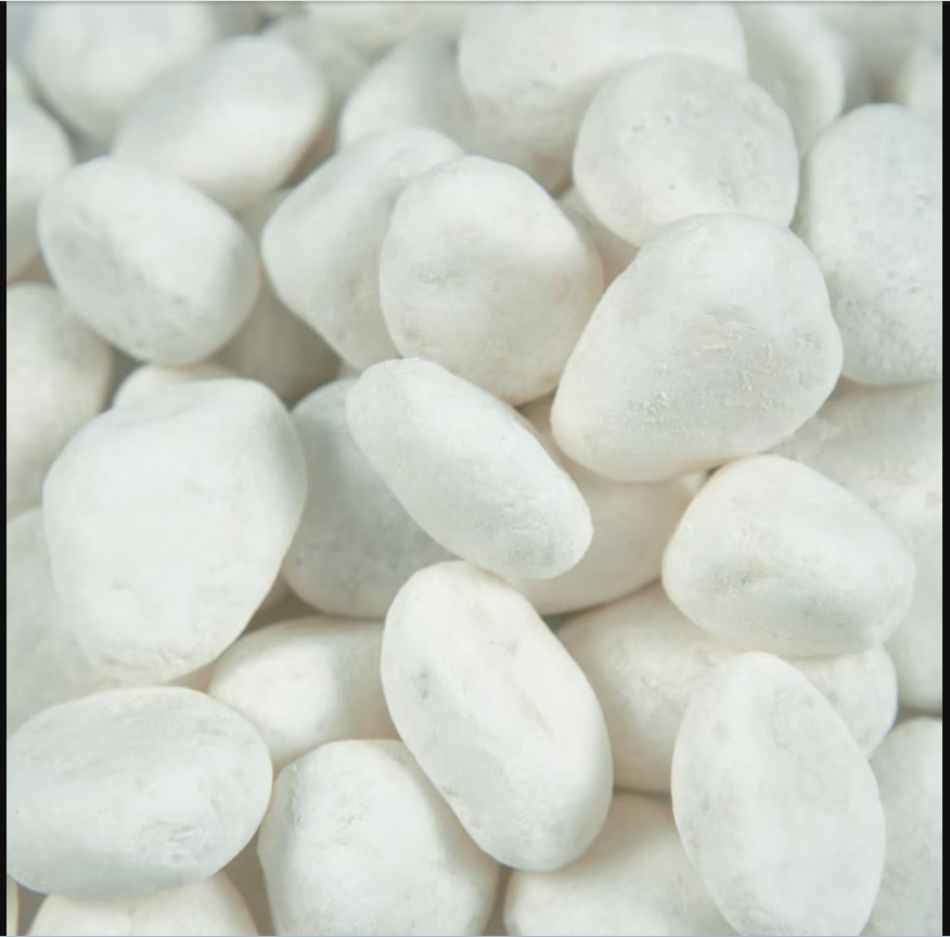 Quantum Snow White Decorative Pebbles (5lbs)