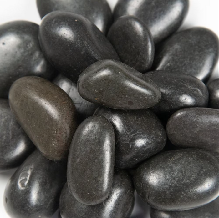 Quantum Ash Black Decorative Pebbles (5lbs)