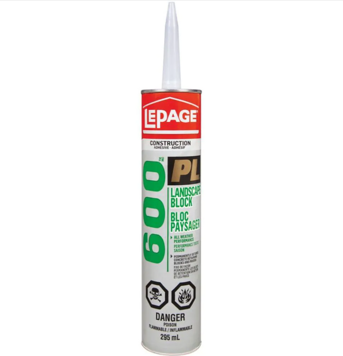 LePage PL 600 Landscape Block & Stone Adhesive