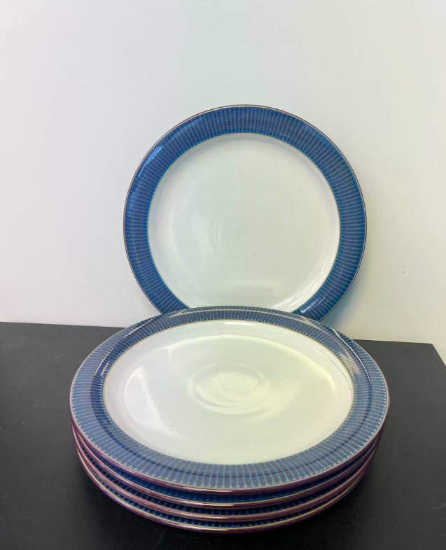 Denby Storm Plum Dinner Plates (Set of 5)