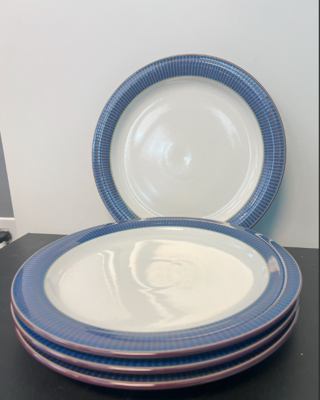 Denby Storm Plum Dinner Plates (Set of 4)