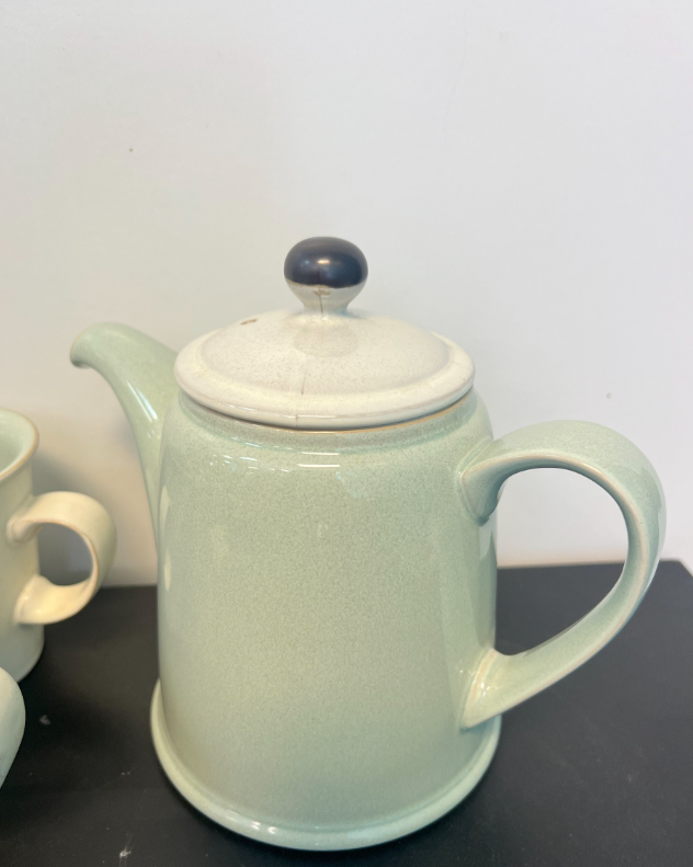 Denby Teapot Set (4 Mugs)