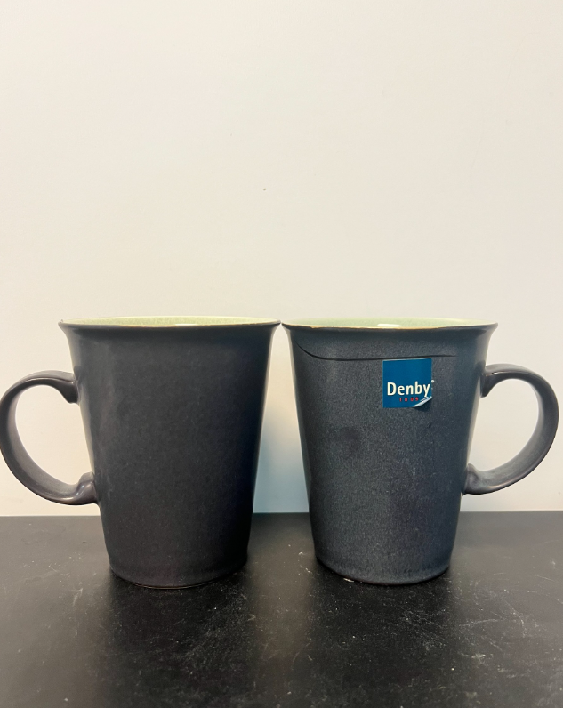 Denby Coffee Mugs (Pair)