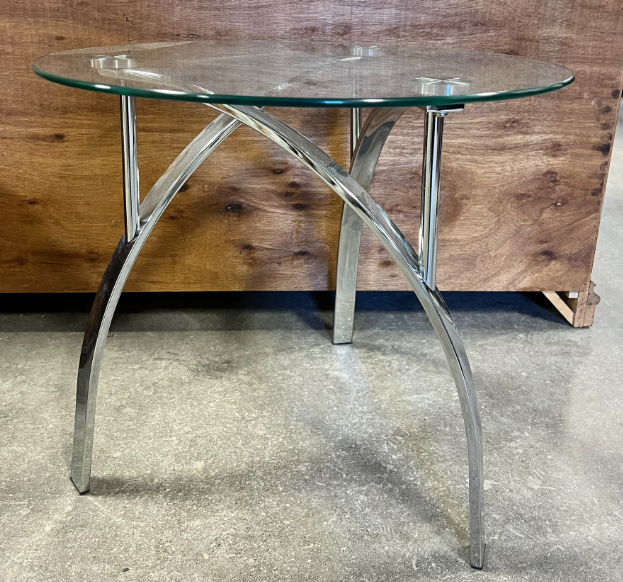 Glass Side Table