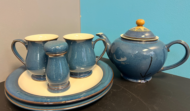 Denby 6 Piece Midnight Blue Set
