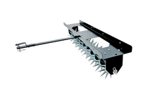 Brinly-Hardy 40" Spike Aerator with Galvanized Steel 3D Tines