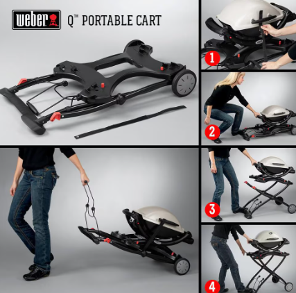 Weber Q Portable BBQ Grill Cart