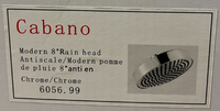8" Modern Rainhead