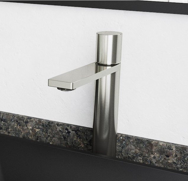 VIGO Gotham Single Hole Single-Handle Vessel Bathroom Faucet in Brushed Nickel