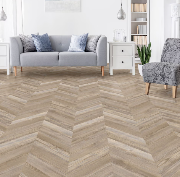 Lifeproof Boardwalk Pine 12.01-inch x 28.28-inch Chevron Luxury Vinyl Plank Flooring