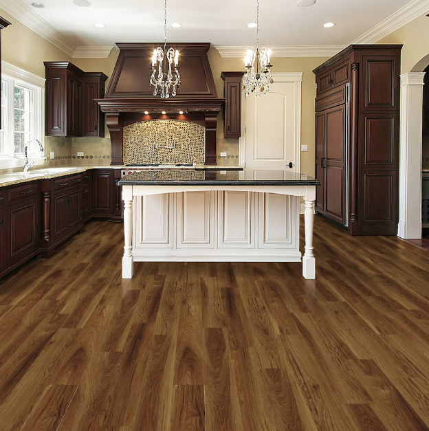 TrafficMaster High Point Chestnut 6-inch x 36-inch Luxury Vinyl Plank Flooring