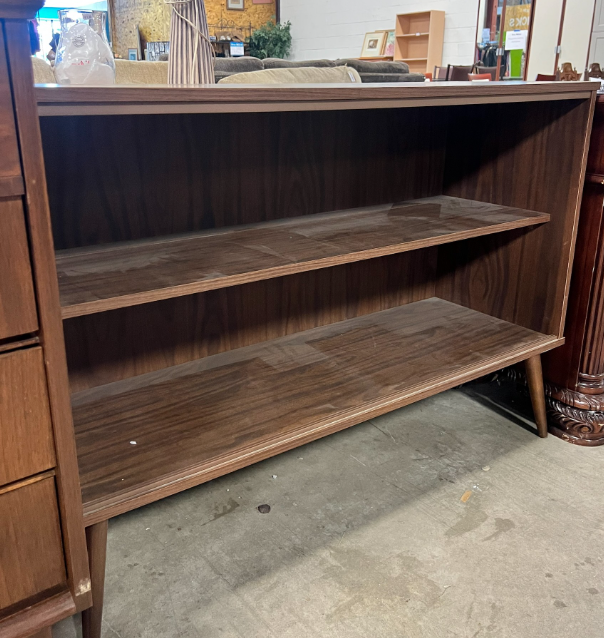 Walnut Midcentury Bookshelf