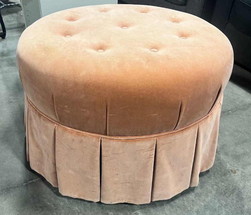 30" Ottoman on Wheels