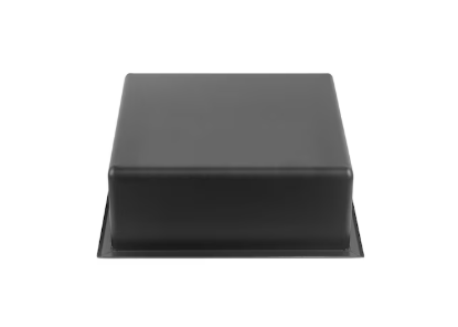 Bath Shower Niche - 12-inch x 12-inch, Stainless Steel - Matte Black
